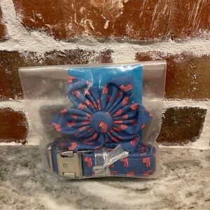 Blue and Red Bow Tie with American Flag Pattern